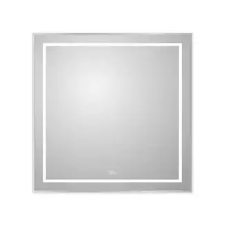 Зеркало BelBagno Kraft SPC-KRAFT-900-800-LED-TCH-WARM серый
