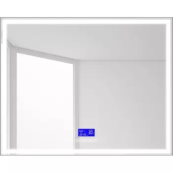 Зеркало BelBagno SPC-GRT-1000-800-LED-TCH-RAD 100 см, с подсветкой и сенсорным выключателем