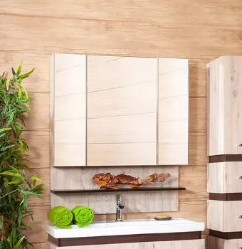 Зеркало Бриклаер Карибы 4620750418854 дуб кантри, венге