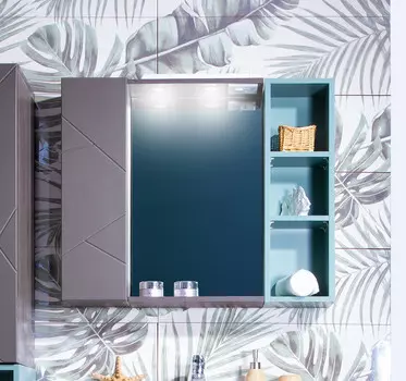 Зеркало Бриклаер Кристалл 4627125414480 ясень