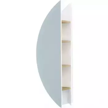 Зеркало Jorno Solis SolN.11.34/W/JR белый