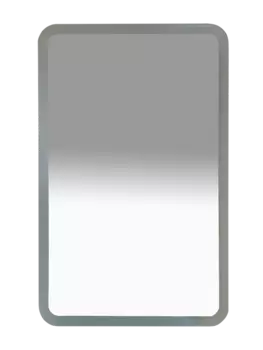 Зеркало LED 500х800 Misty 3 Неон П-Нео050080-3ПРСНККУ, сенсор на корпусе