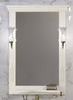 Зеркало Opadiris Риспекто 00-00007056 слоновая кость