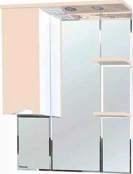 Зеркало-шкаф Bellezza Эйфория 80 L бежевый