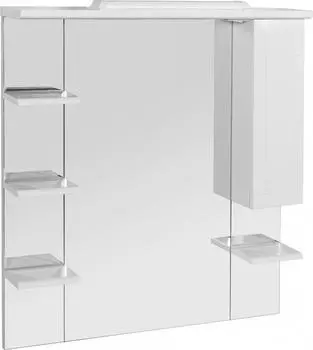 Зеркало-шкаф Rush Fiji 105 белый глянец