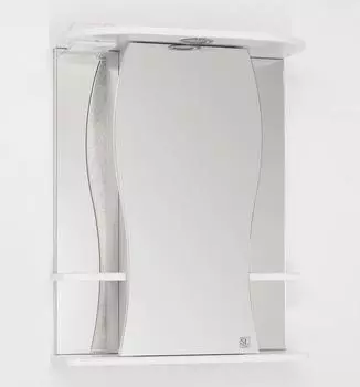 Зеркало-шкаф Style Line Эко Волна Лорена 55/С белый