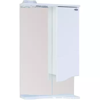 Зеркало со шкафом Onika Лайн 48.01 204802 с подсветкой Белое