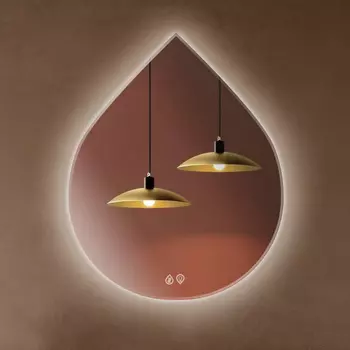 Зеркало STWORKI Флом 70, с подсветкой, с подогревом