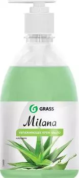 Жидкое мыло Grass Milana крем-мыло с дозатором алое вера 500 мл