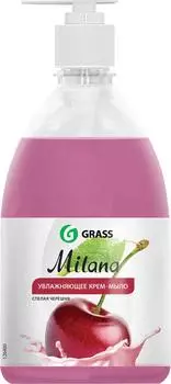 Жидкое мыло Grass Milana крем-мыло с дозатором спелая черешня 500 мл