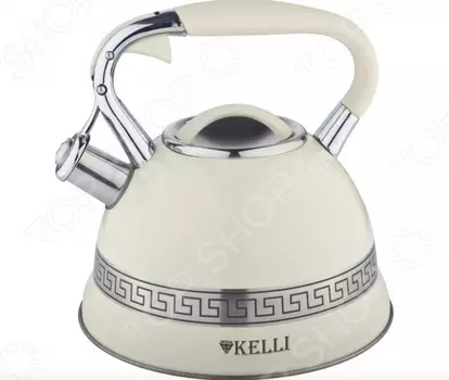 Чайник со свистком и термо-рисунком Kelli KL-4506