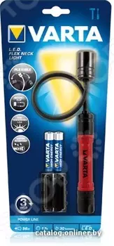 Фонарик с гибкой рукояткой VARTA LED Flex Neck Light