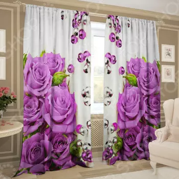 Фотошторы ТамиТекс «Букет»