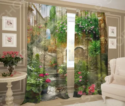 Фотошторы ТамиТекс «Тенистый уголок»