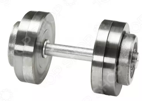 Гантель разборная Атлант хромированная