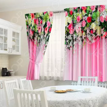 Комплект фотоштор ТамиТекс «Пленящий аромат»