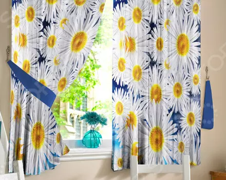 Комплект фотоштор ТамиТекс «Полевые цветы»