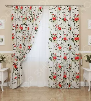 Комплект штор Сирень «Акценты роз»