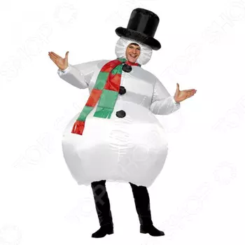 Костюм надувной Просто-Полезно «Снеговик»
