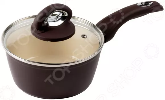 Ковш с крышкой Endever Stone-Creme-16K