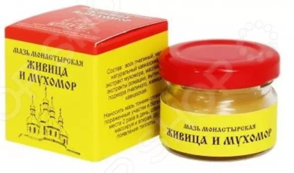 Мазь монастырская «Живица с мухомором»
