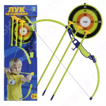 Набор оружия: лук, стрелы и мишень 1 Toy Т11621