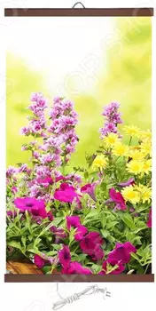 Обогреватель настенный Домашний очаг «Цветы»