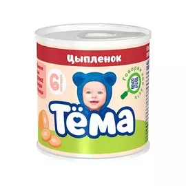 Пюре Тёма Цыпленок 100г