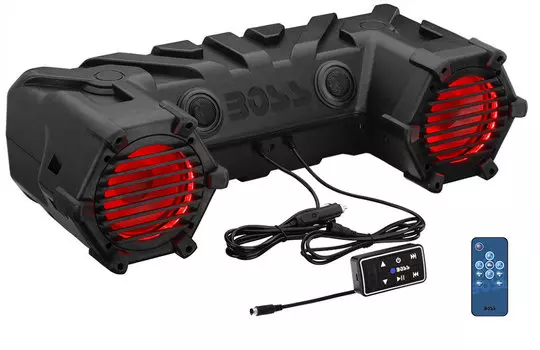 Акустическая система Boss Audio MARINE ATV30BRGB (450 ВТ, 6.5", Bluetooth, LED) (+ Автомобильные коврики для впитывания влаги в подарок!)