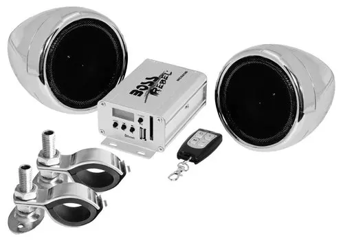 Аудиосистема BOSS Audio Marine MC520B (2 динамика 3", 600 Вт. USB/SD/FM, Bluetooth) (+ Антисептик-спрей для рук в подарок!)