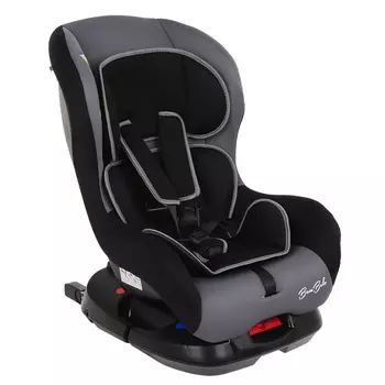 Автокресло BAMBOLA BAMBINO ISOFIX Серый/Черный (+ Защитный чехол СМЕШАРИКИ в подарок!)