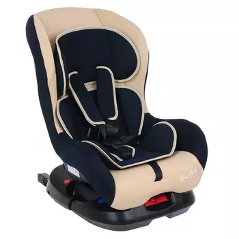 Автокресло BAMBOLA BAMBINO ISOFIX Синий/Бежевый (+ Защитный чехол СМЕШАРИКИ в подарок!)