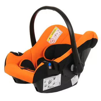 Автокресло BAMBOLA NAUTILUS Черный/Оранжевый (+ Защитный чехол СМЕШАРИКИ в подарок!)