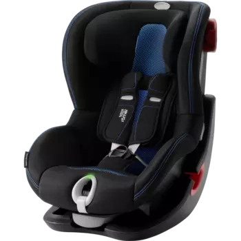 Автокресло Britax Romer KING II LS Black Series Cool Flow - Blue (+ Защитный чехол СМЕШАРИКИ в подарок!)