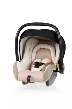 Автокресло-переноска HEYNER SuperProtect AERO Бежевый (+ Защитный чехол СМЕШАРИКИ в подарок!)