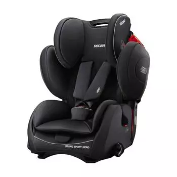 Автокресло Recaro Young Sport Hero Performance Black (+ Защитный чехол СМЕШАРИКИ в подарок!)
