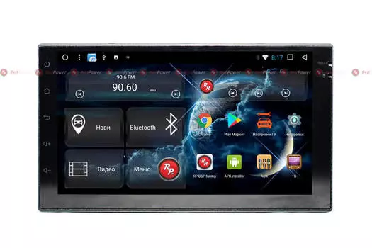 Автомагнитола для 2din, Nissan RedPower 51001 IPS DSP ANDROID 8+ (+ Камера заднего вида в подарок!)