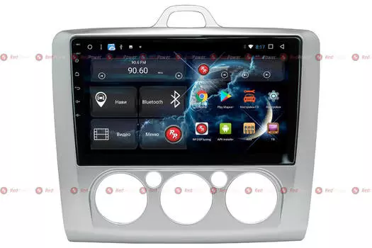 Автомагнитола для Ford Focus (кондиционер) RedPower 51137 R IPS DSP ANDROID 8+ (+ Камера заднего вида в подарок!)