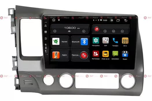 Автомагнитола для Honda Civic RedPower 61024 (+ Камера заднего вида в подарок!)