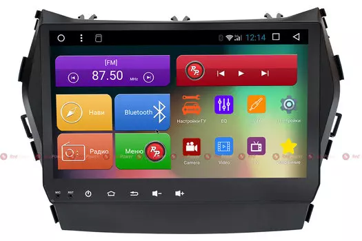 Автомагнитола для Hyundai Santa Fe Redpower 31210 IPS DSP ANDROID 7 (+ Камера заднего вида в подарок!)