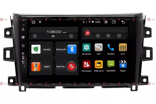Автомагнитола для Nissan Navara (2014-2020) RedPower 61028 (+ Камера заднего вида в подарок!)