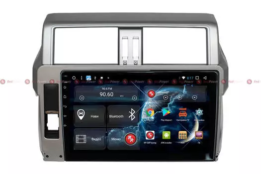 Автомагнитола для Toyota Land Cruiser Prado 150 (2014-2017) RedPower 51265 R IPS DSP ANDROID 8+ (+ Камера заднего вида в подарок!)