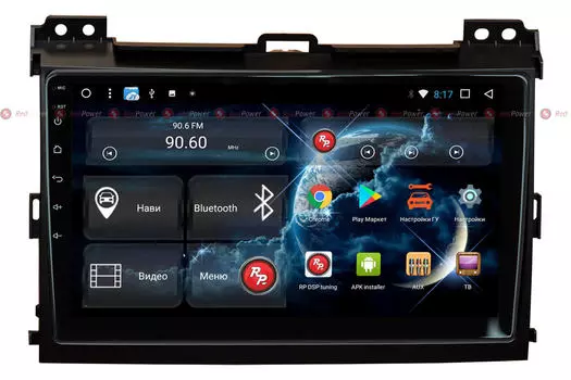 Автомагнитола для Toyota LC Prado 120, Lexus GX 470 RedPower 51182 R IPS DSP ANDROID 8+ (+ Камера заднего вида в подарок!)