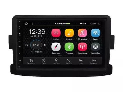 Автомагнитола Navipilot DROID7 Renault Kaptur 2016 - н.в. (+ Камера заднего вида в подарок!)