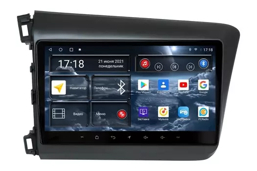 Автомагнитола RedPower 71132 для Honda Civic 9-поколение седан (01.2012-06.2015) (+ Камера заднего вида в подарок!)