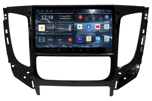 Автомагнитола RedPower 71424 для Mitsubishi Pajero Sport (07.2016-05.2021) МКП, L200 (2015-2019) с климат-контролем (+ Камера заднего вида в подарок!)