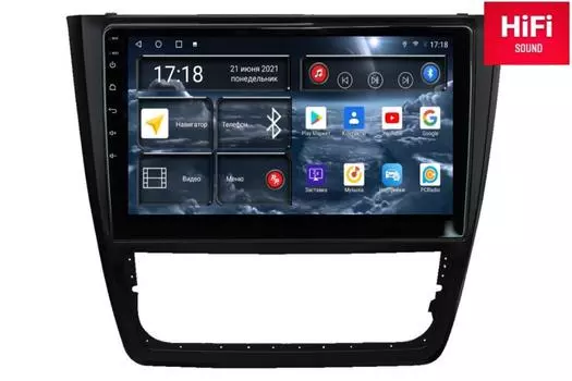 Автомагнитола RedPower 75404 Hi-Fi для Skoda Yeti (05.2009-10.2018) с кондиционером (+ Камера заднего вида в подарок!)