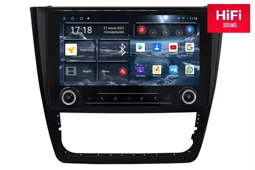Автомагнитола RedPower K75404 Hi-Fi для Skoda Yeti (05.2009-10.2018) с кондиционером (+ Камера заднего вида в подарок!)