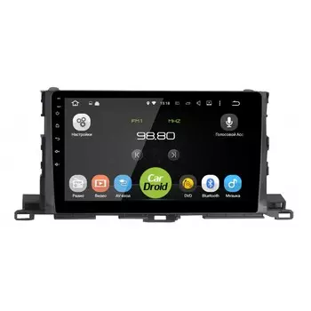 Автомагнитола ROXIMO CarDroid RD-1112F Toyota Highlander 3 (Android 8.0) (+ Камера заднего вида в подарок!)