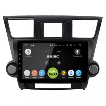 Автомагнитола Roximo CarDroid RD-1122F Toyota Highlander (U40) 2007-2013 (+ Камера заднего вида в подарок!)